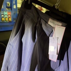 Alexia Admor pinstripe suit pants.